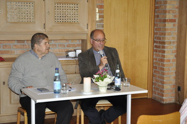 Fr. Gianni Dalla Rizza und Prof. Hansjörg Rigger